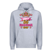 Heather Grey world's best grandma ever Premium Hoodie - Jasminsmagicworld