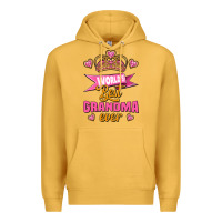 Mustard world's best grandma ever Premium Hoodie - Jasminsmagicworld