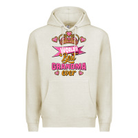 Oatmeal Heather world's best grandma ever Premium Hoodie - Jasminsmagicworld