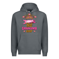Rock world's best grandma ever Premium Hoodie - Jasminsmagicworld