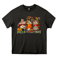 Asphalt Hallothanksmas Gnome Coffee Cups Heavy Core Tee - CowhideDigitalArt