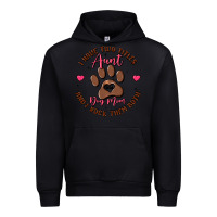 Black i have two titles aunt and dog mom Urban Hoodie - MaliasSmallBusiness