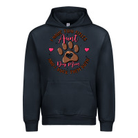 Navy i have two titles aunt and dog mom Urban Hoodie - MaliasSmallBusiness