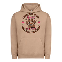 Pigment Burro i have two titles aunt and dog mom Urban Hoodie - MaliasSmallBusiness
