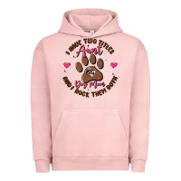 Pigment Salmon i have two titles aunt and dog mom Urban Hoodie - MaliasSmallBusiness
