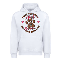 White i have two titles aunt and dog mom Urban Hoodie - MaliasSmallBusiness