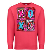 Cardinal xoxo with roses and candies olivia Premium Sweatshirt - OliviaCreatesArt