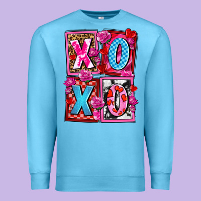 Xoxo With Roses And Candies Olivia Premium Sweatshirt Designed By Oliviacreatesart
