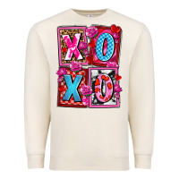 Sandshell xoxo with roses and candies olivia Premium Sweatshirt - OliviaCreatesArt