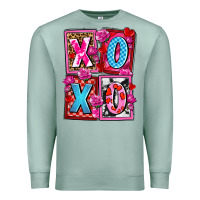 Seafoam xoxo with roses and candies olivia Premium Sweatshirt - OliviaCreatesArt