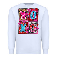 White xoxo with roses and candies olivia Premium Sweatshirt - OliviaCreatesArt