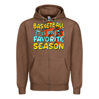 Chestnut basketball is my favorite season Zipper Hoodie - texasbilliewilder