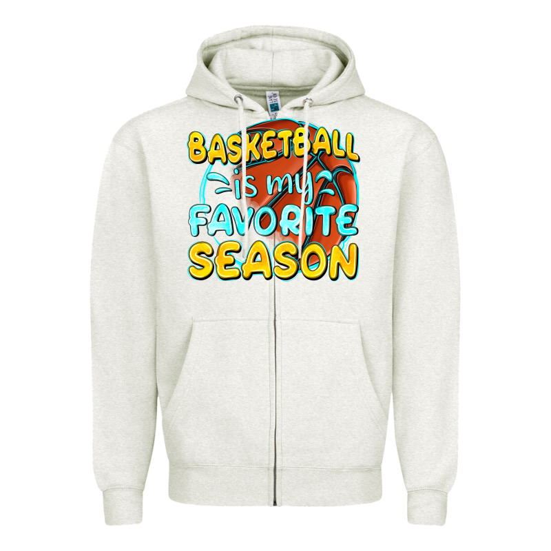 Basketball Is My Favorite Season Zipper Hoodie by texasbilliewilder | Teevron