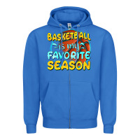 True Royal basketball is my favorite season Zipper Hoodie - texasbilliewilder