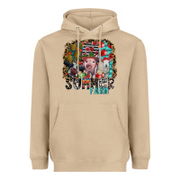Mushroom summer farm Heavyweight Hoodie - SublimationCraftShop