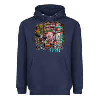 Navy summer farm Heavyweight Hoodie - SublimationCraftShop
