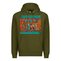 Army Green country girl Premium Hoodie - BarkalooDesign