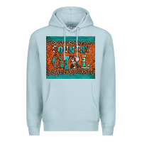 Blue Mist country girl Premium Hoodie - BarkalooDesign