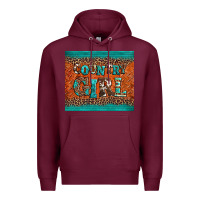 Burgundy country girl Premium Hoodie - BarkalooDesign