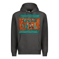 Charcoal Heather country girl Premium Hoodie - BarkalooDesign