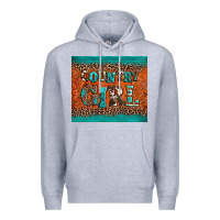 Heather Grey country girl Premium Hoodie - BarkalooDesign