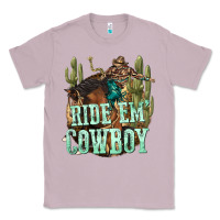 Lilac ride em cowboy Classic Tee - texasbilliewilder