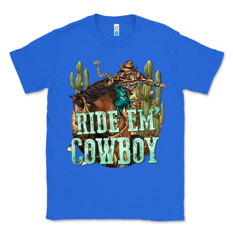 Ride Em Cowboy Classic Tee by texasbilliewilder | Teevron
