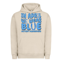 Pigment French Oak in april we wear blue autism awareness Urban Hoodie - MaliasSmallBusiness