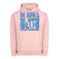 Pigment Salmon in april we wear blue autism awareness Urban Hoodie - MaliasSmallBusiness