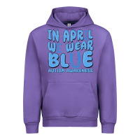 Tulip in april we wear blue autism awareness Urban Hoodie - MaliasSmallBusiness