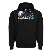 Black raising ballers volleyball Zipper Hoodie - Zillion Design Studio