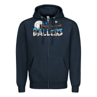 Navy raising ballers volleyball Zipper Hoodie - Zillion Design Studio