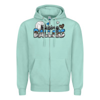 Seafoam raising ballers volleyball Zipper Hoodie - Zillion Design Studio