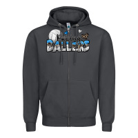 Smoke raising ballers volleyball Zipper Hoodie - Zillion Design Studio