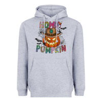 Heather Grey howdy pumpkin Heavyweight Hoodie - CowhideDigitalArt