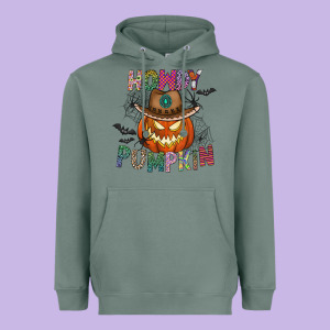 Howdy Pumpkin Heavyweight Hoodie Designed By Cowhidedigitalart
