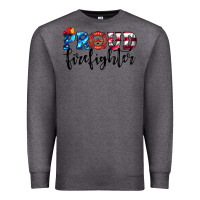 Charcoal Heather proud firefighter Premium Sweatshirt - HRA Design Shop