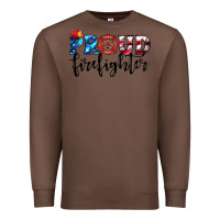 Chestnut proud firefighter Premium Sweatshirt - HRA Design Shop