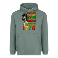 Sage July 4th Juneteenth 1865 Heavyweight Hoodie - CowGirlArtShop