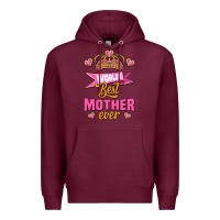Burgundy world's best mother ever Premium Hoodie - Jasminsmagicworld