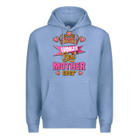 Colony Blue world's best mother ever Premium Hoodie - Jasminsmagicworld