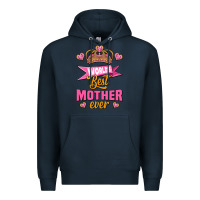 Navy world's best mother ever Premium Hoodie - Jasminsmagicworld