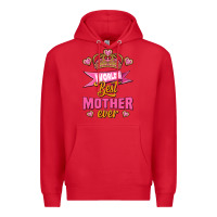 Red world's best mother ever Premium Hoodie - Jasminsmagicworld