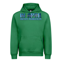 Emerald in april we wear blue autism awareness Urban Hoodie - MaliasSmallBusiness
