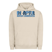 Pigment French Oak in april we wear blue autism awareness Urban Hoodie - MaliasSmallBusiness