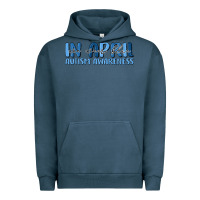 Pigment Midnight Navy in april we wear blue autism awareness Urban Hoodie - MaliasSmallBusiness