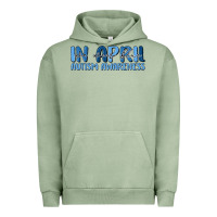 Pigment Oil Green in april we wear blue autism awareness Urban Hoodie - MaliasSmallBusiness