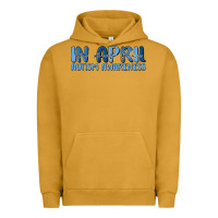 Pigment Peanut Butter in april we wear blue autism awareness Urban Hoodie - MaliasSmallBusiness