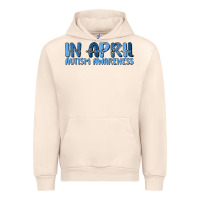 Sandshell in april we wear blue autism awareness Urban Hoodie - MaliasSmallBusiness