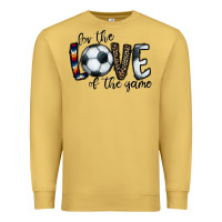 Antique Gold for the love of the game socer Premium Sweatshirt - CowhideDigitalArt